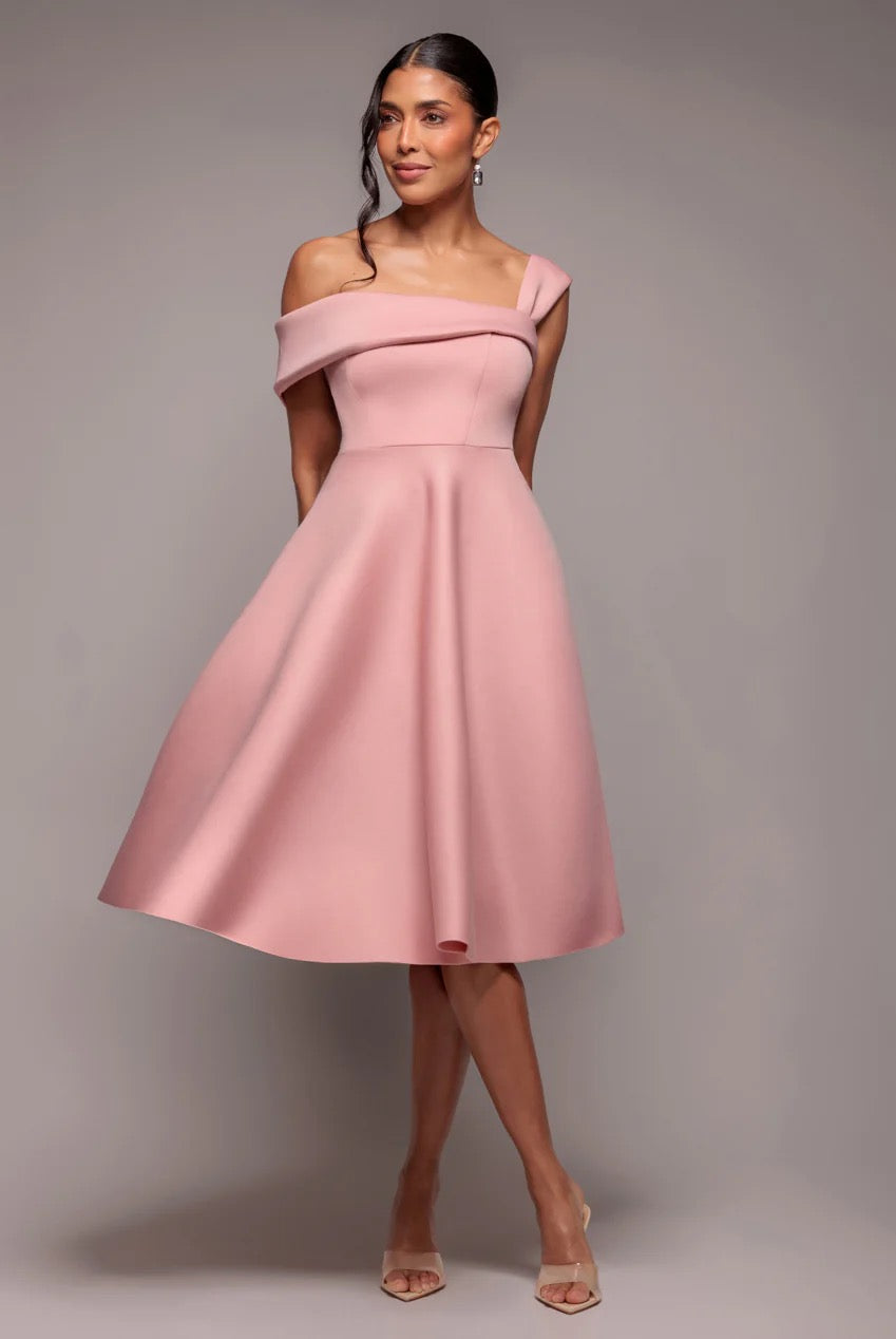 Blush Muse Midi Dress