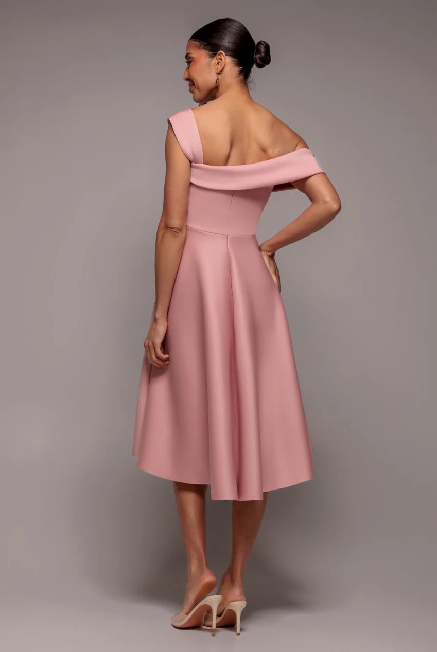 Blush Muse Midi Dress