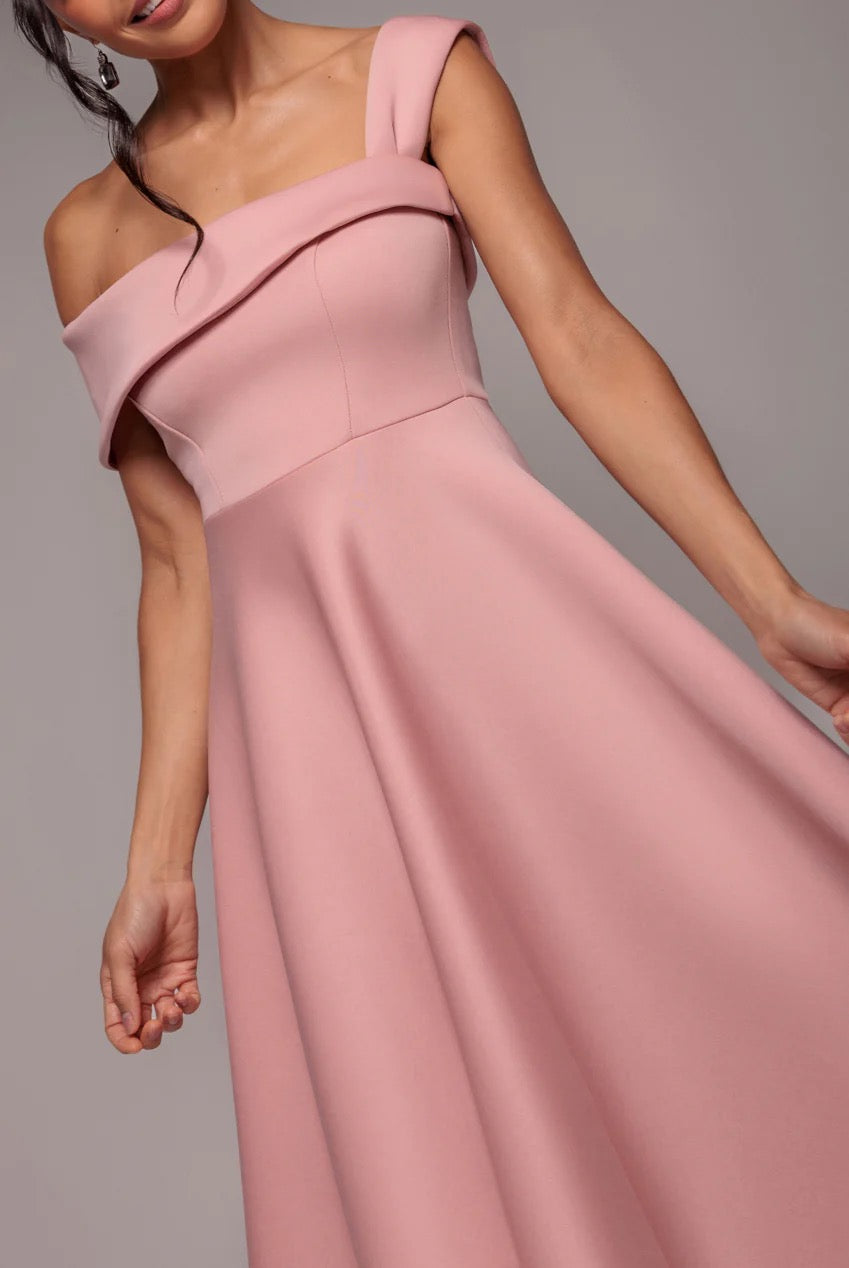 Blush Muse Midi Dress