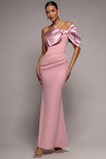 Blush Bow Maxi Dress
