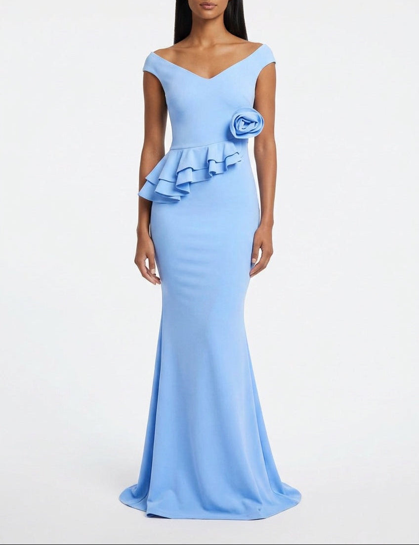 Bloom Ruffle Maxi Dress