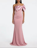 Blush Bow Maxi Dress