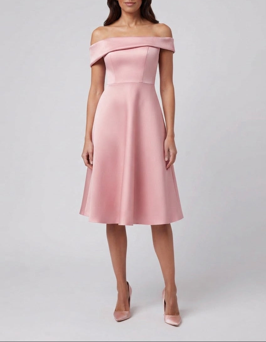 Blush Muse Midi Dress