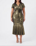 Aurora Gold Dress