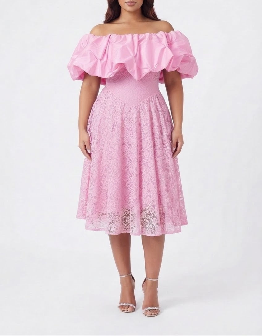 Scarlett Rose Midi Dress